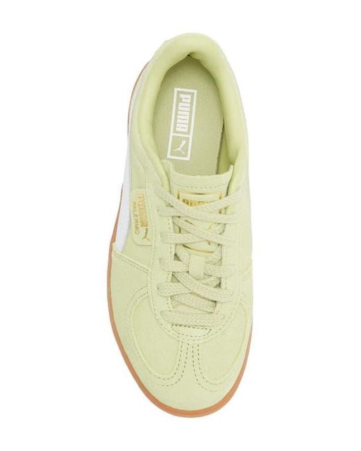 PUMA Yellow Palermo Elevata Platform Sneaker