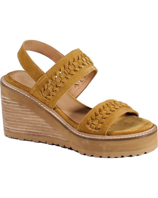 Diba True Metallic Cab Ernet Platform Wedge Sandal