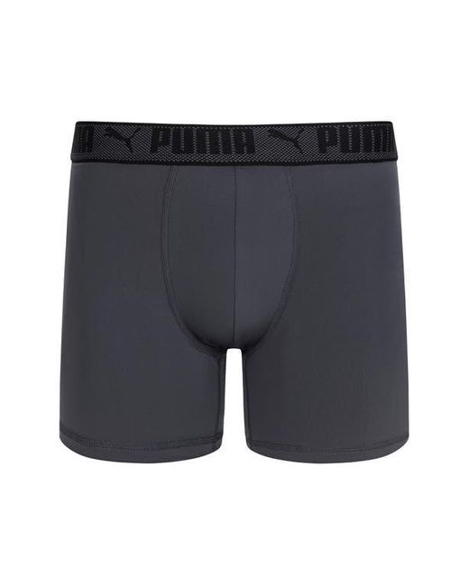 PUMA Black 3-Pack Flex Training Boxer Briefs for men