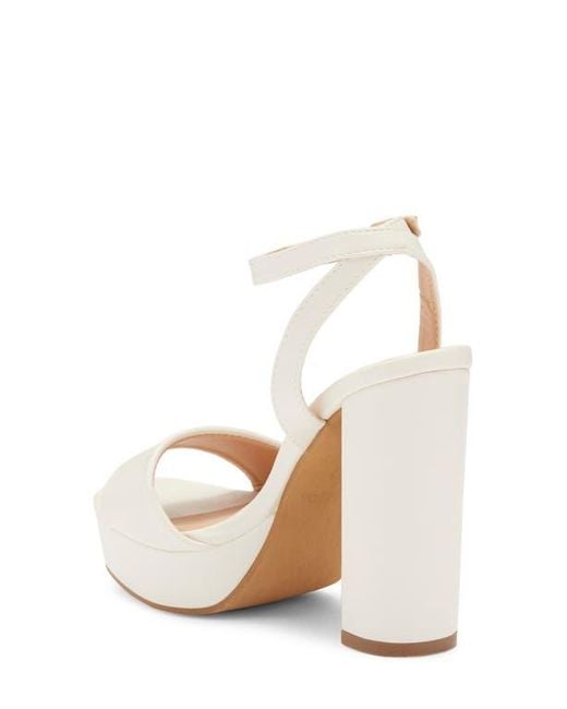 TOP GUY SHOES Natural Jane Platform Sandal