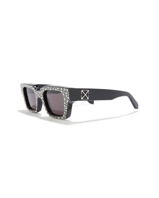 Off-White c/o Virgil Abloh Gray Virgil 50Mm Square Sunglasses for men