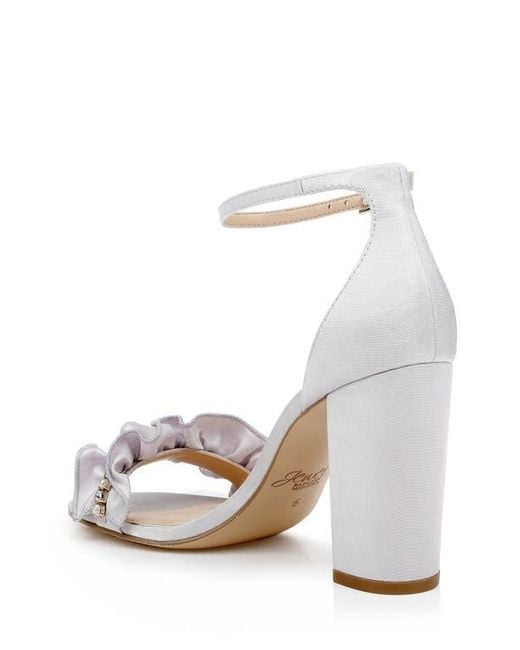 Badgley Mischka White Deva Sandal