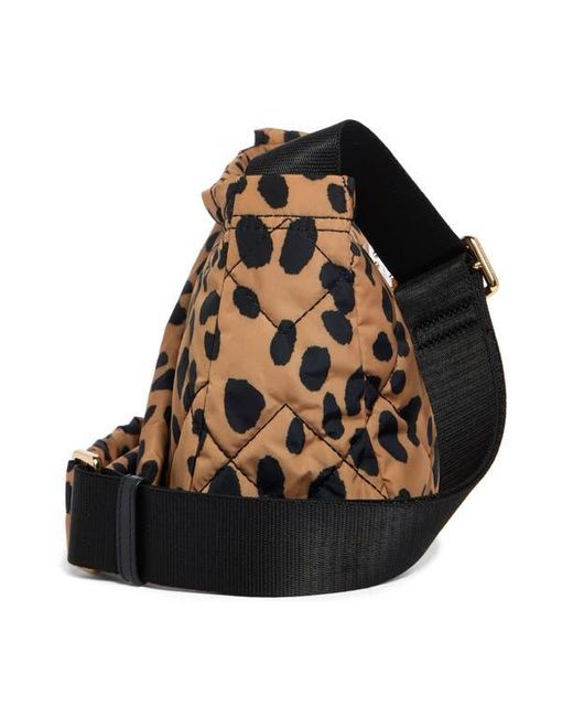 Marc Jacobs Multicolor Cheetah Print Quilted Nylon Crossbody Bag