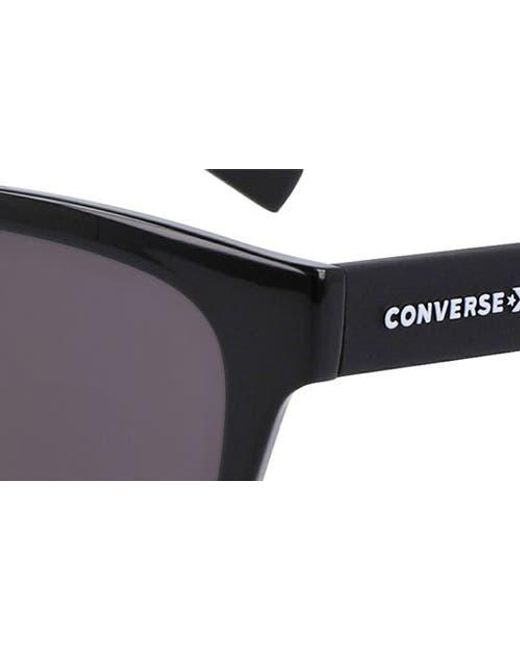 Converse Blue 53Mm Rectangular Sunglasses