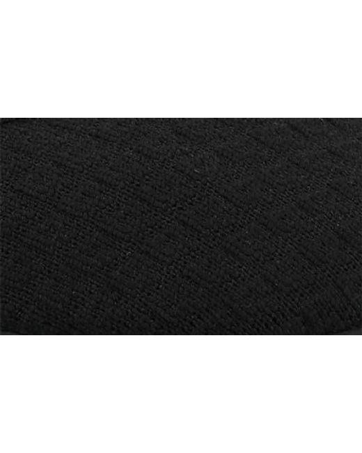 Journee Collection Black Aria Knit Flat