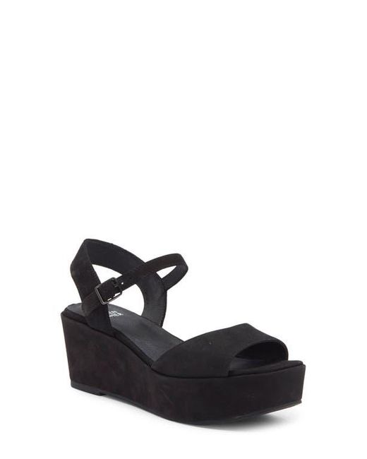 Eileen Fisher Black Mime Platform Sandal
