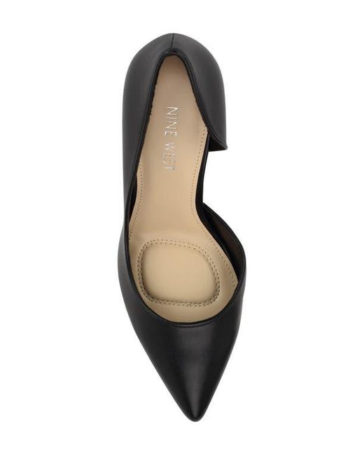 Nine West Black Everytime D'Orsay Pointed Toe Pump