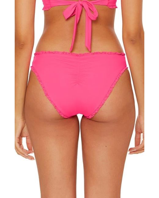 Becca Pink Frills Adela Hipster Bikini Bottoms