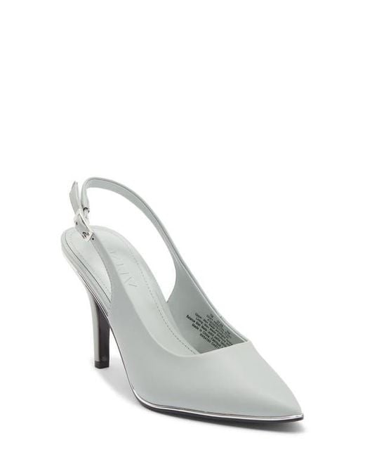 DKNY White Preston Slingback Pump