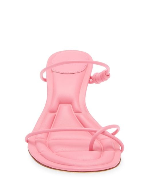 ONCEPT Pink Sydney Rolled Strap Sandal