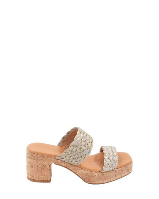 Andre Assous Pink Cairo Platform Sandal