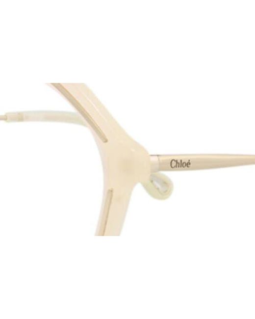 Chloé Brown 52Mm Round Optical Glasses