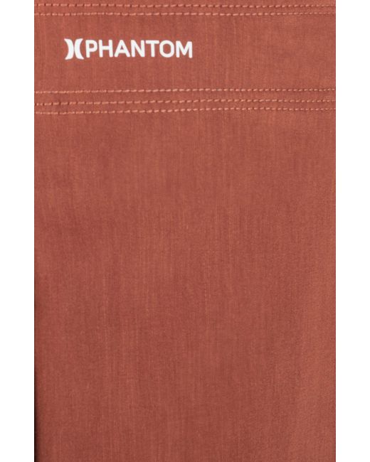 Hurley Red Phantom Naturals Sessions Board Shorts for men