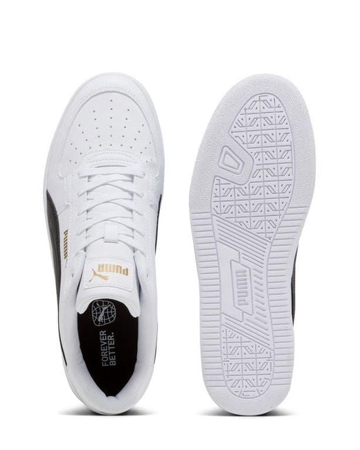 PUMA White Caven 2.0 Sneaker for men