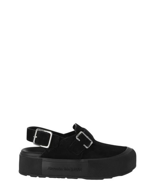 McQueen Black Micmac Clog for men