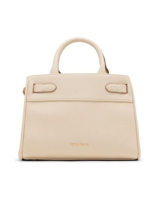 Anne Klein Natural Chain Trim Satchel