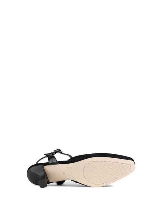 Donald J Pliner Black Slingback Pump