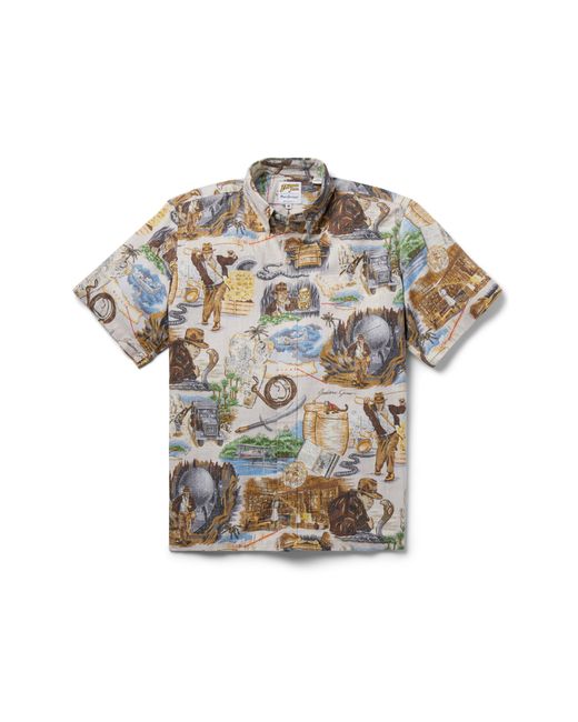 Reyn Spooner Multicolor Indiana Jonestm Classic Fit Short Sleeve Button-down Shirt for men