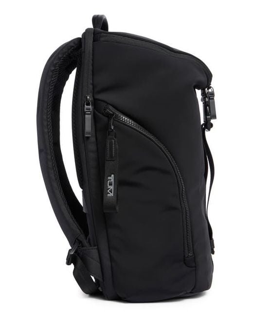Tumi Black Dfo Tahoe Vassar Flap Backpack