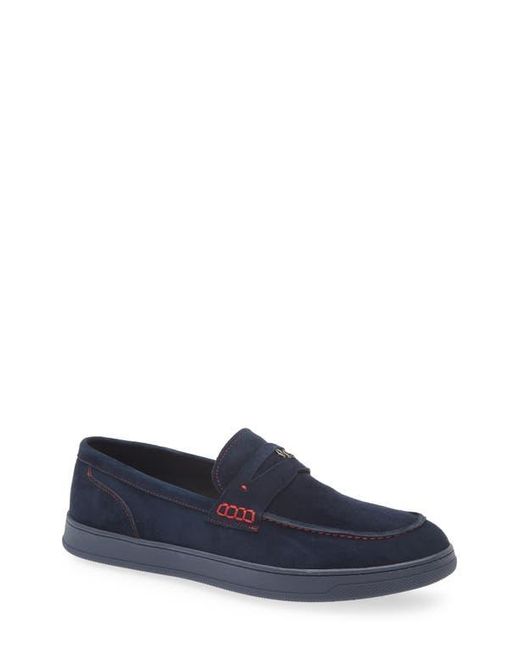 Robert Graham Blue Toucan Penny Loafer for men