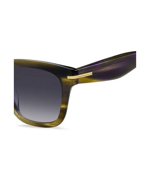 Boss Gray 1778/G/S 52Mm Gradient Rectangle Sunglasses