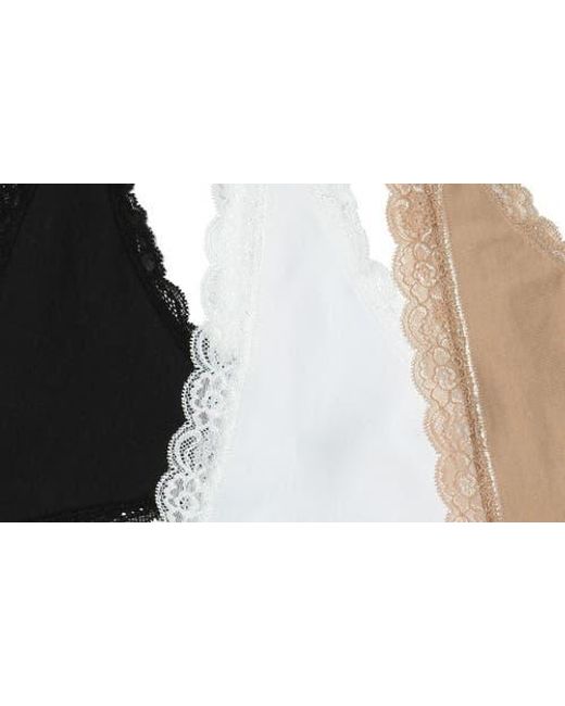 Be Wicked Black Mandy Thong 3-Pack