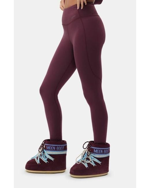 Halfdays Purple Ruth Base Layer Leggings