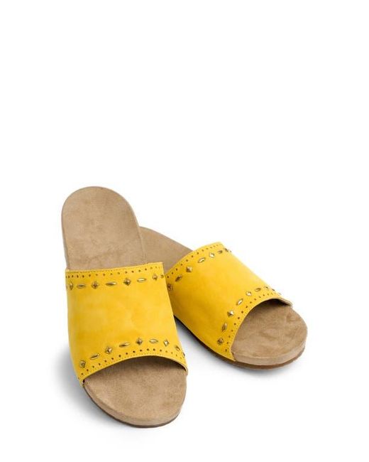 Revitalign Yellow Sofia Stud Sandal
