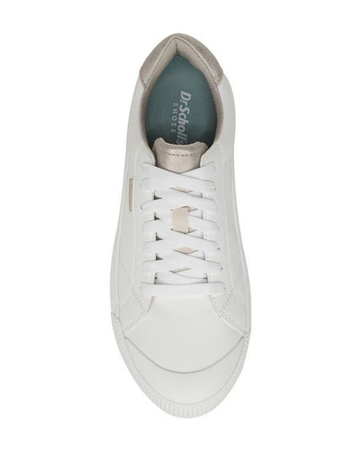 Dr. Scholls White Time Off Max Platform Sneaker