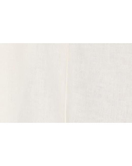 Vince White Mid Rise Tapered Pull-On Pants