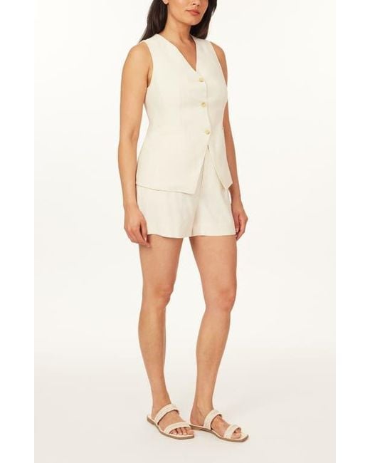Scotch & Soda White Washed Longline Vest