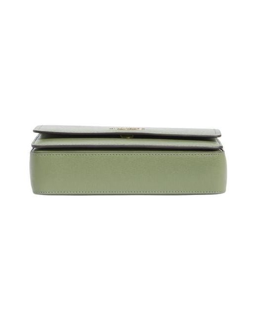 Kate Spade Green Morgan Leather Wallet On A Chain