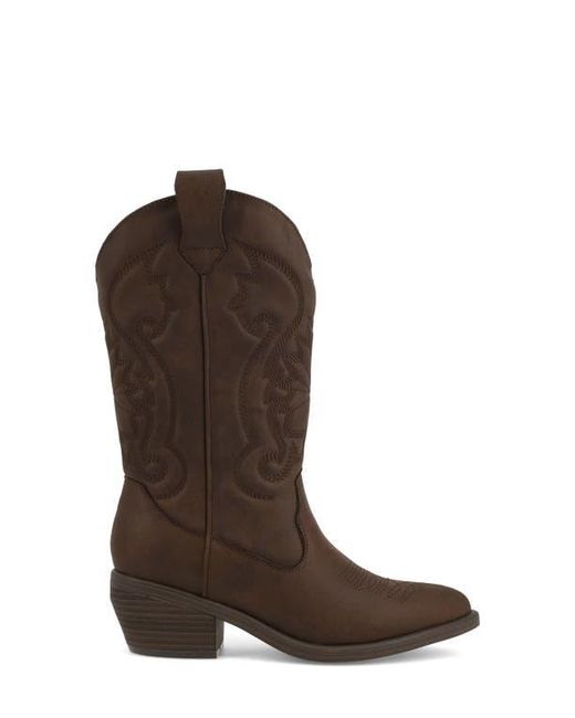 MIA Brown Caela Western Boot