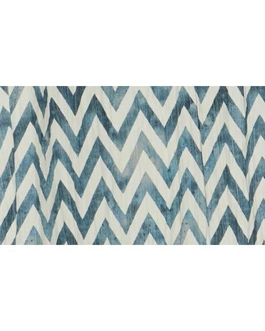 DR2 by Daniel Rainn Blue Smocked Wide Leg Pants