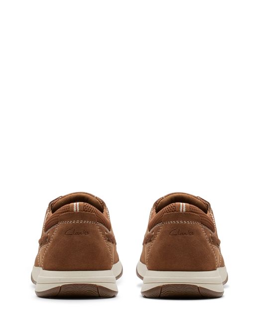 Clarks Brown Sailview Lace Up Sneaker for men