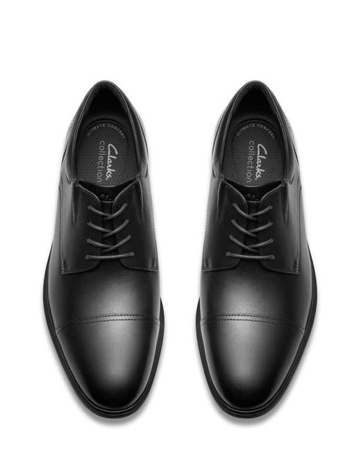 Clarks Black Steadwell Cap Toe Derby for men