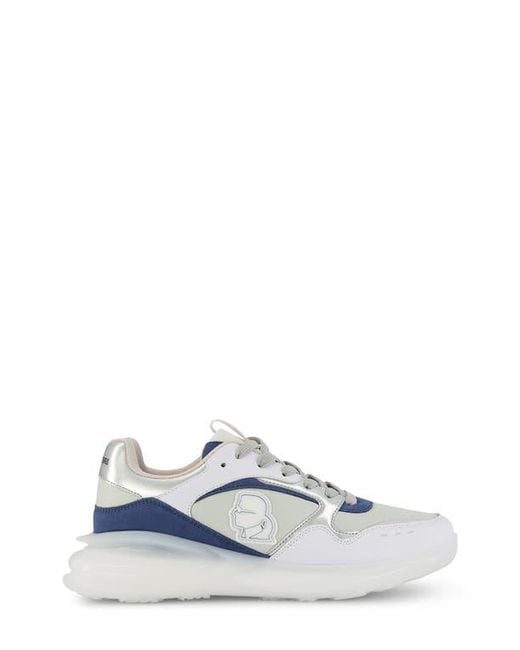 Karl Lagerfeld Blue Karl Patch Sneaker for men