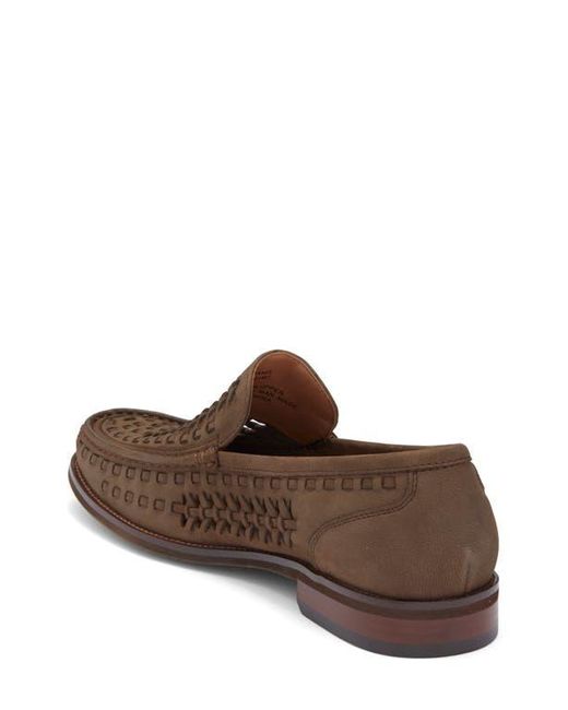 Steve Madden Brown Gaetano Woven Loafer for men