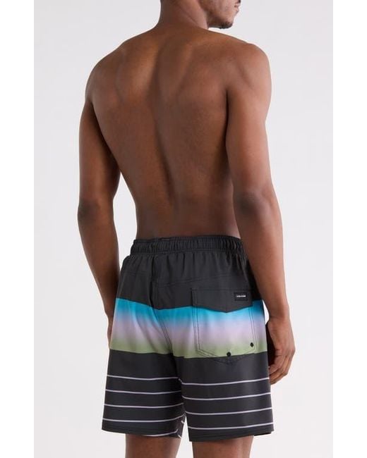 Volcom Gray Swim Trunks for men