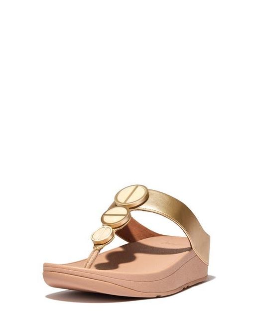 Fitflop Multicolor Metallic Medallion Flip Flop