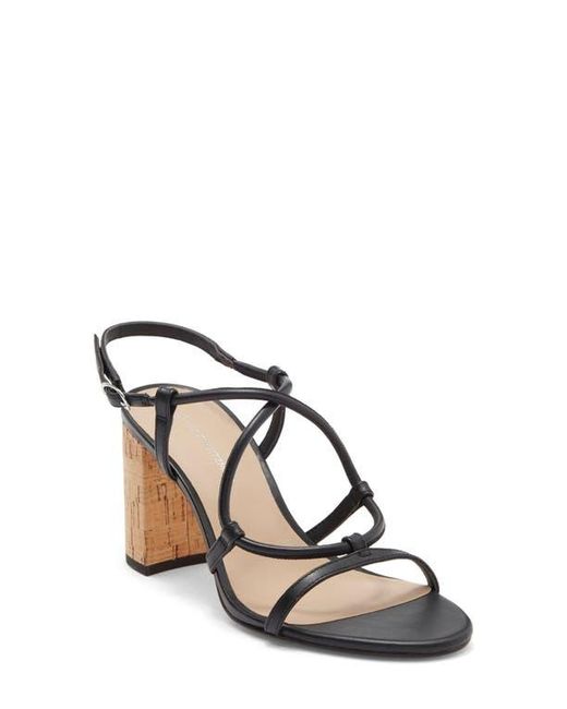 Stuart Weitzman Black Nilla 75 Block Sandal