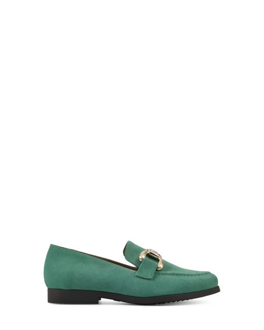 White Mountain Green Cassino Buckle Loafer