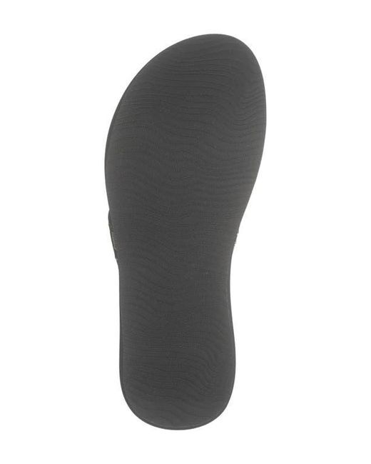 Reef Black Spring Woven Strap Flip Flop