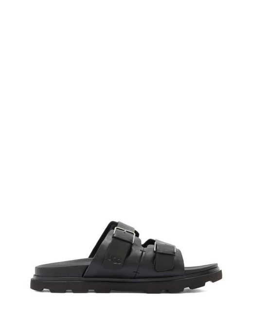 Ugg Black Capitola Buckle Slide Sandal for men