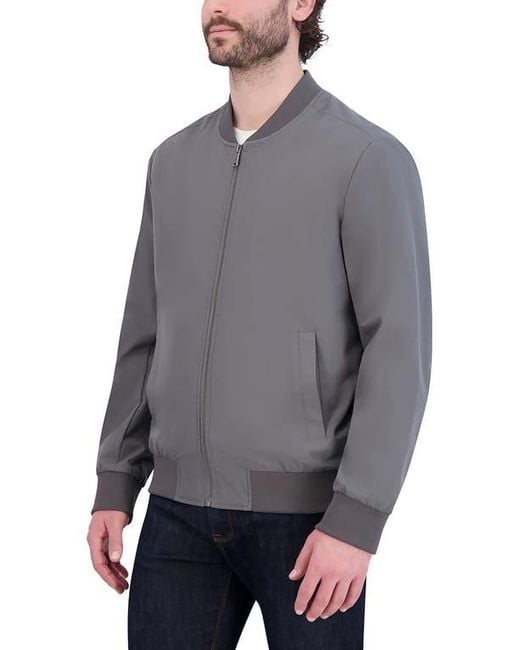 Cole Haan Gray Bomber Jacket for men