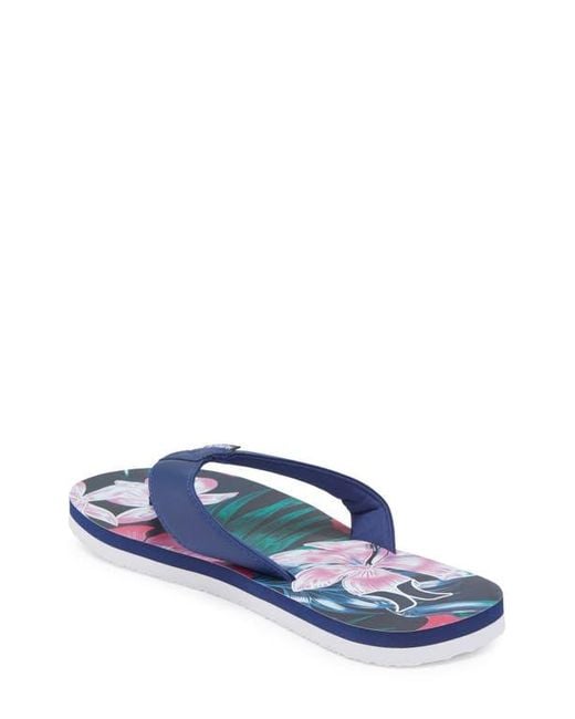Hurley Blue Layback Flip Flop for men