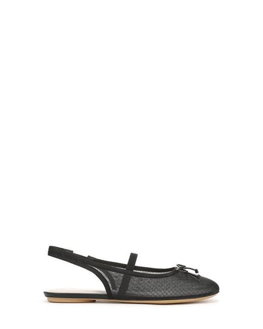 Franco Sarto Black Chara Slingback Flat