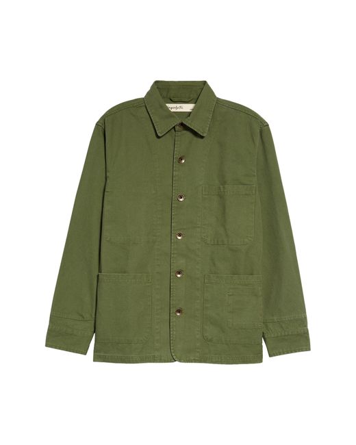 Imperfects Green Cunningham Organic Cotton Coat for men