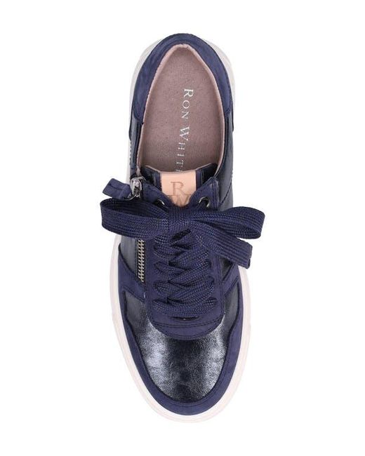 Ron White Blue Ophira Sneaker