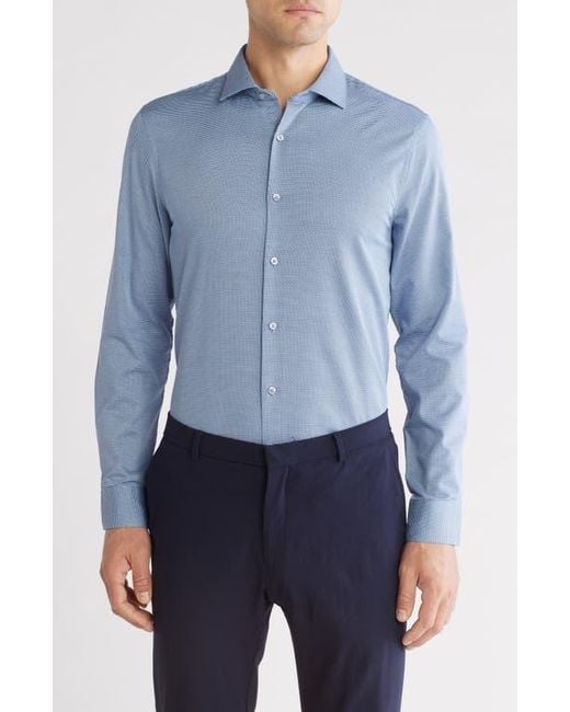 Perry Ellis Slim Fit Double Edge Texture Dress Shirt in Blue for Men | Lyst Perry Ellis Slim Fit Double Edge Texture Dress Shirt in Blue for Men | Lyst